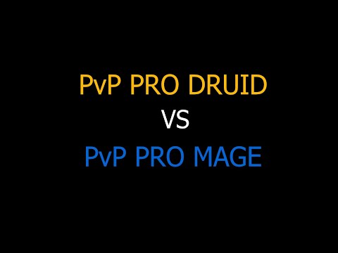 PvP pro Druid vs PvP pro Mage. WoW Classic. World PvP.