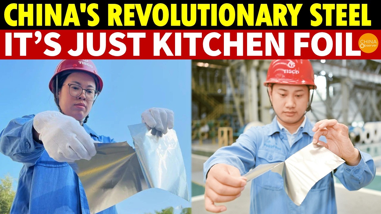China Boasts of "Revolutionary" Steel, Thinner Than A4! Netizens Laugh: It’s Just Kitchen Foil