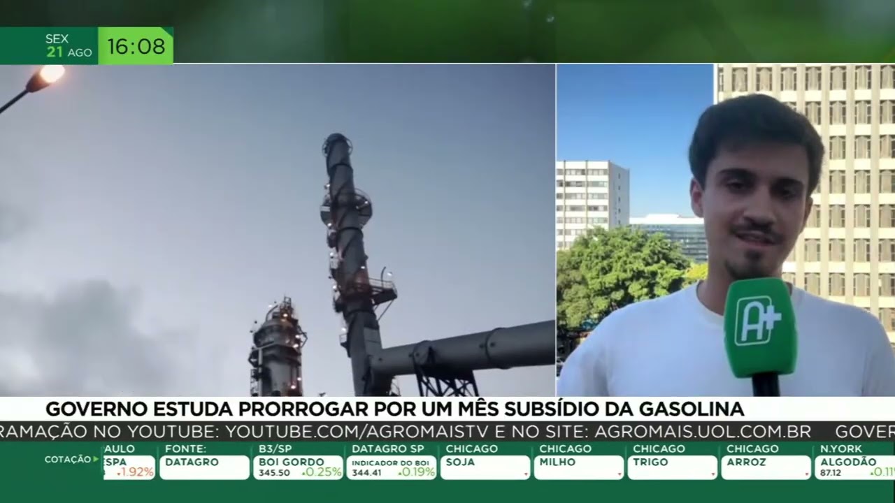 Governo estuda prorrogar por um mês subsídio da gasolina