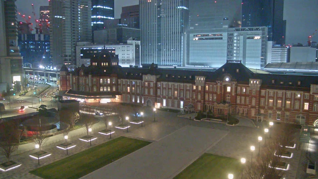 Live webcam view of Tokyo Station Marunouchi View