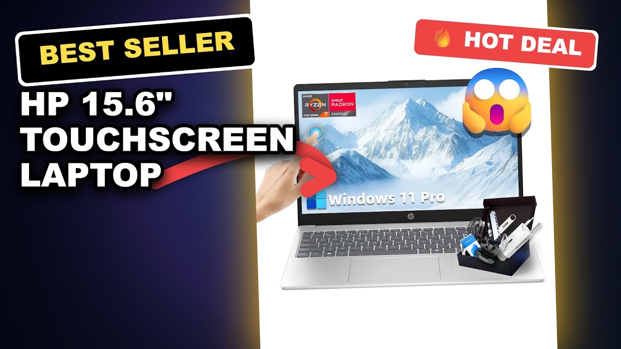HP 15.6" Touchscreen Laptop Review: AMD Ryzen 7 7730U 64GB RAM 2TB SSD Tested review video