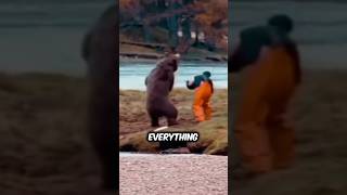 how to survive bear attacks🐻 #shorts