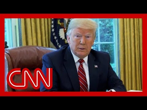 Internet chokes on President Trump's reaction to Mulvaney's cough