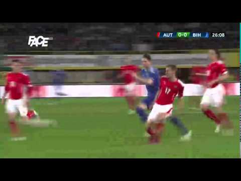 Sanse i golovi iz prvog poluvremena. Austrija - Bosna i Hercegovina..
