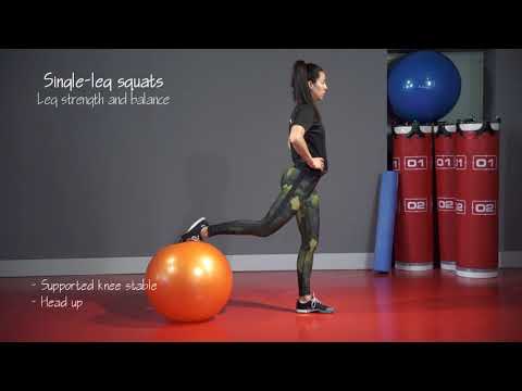 Fitness ball exercises
