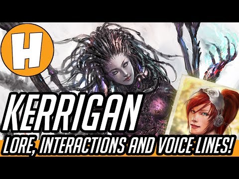 Sarah Kerrigan - Lore, Interactions & Voice Lines (Heroes of The Storm/StarCraft!)  | Hammeh