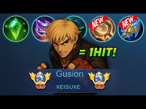 MOONTON THANKS FOR THIS NEW GUSION ONE SHOT BUILD 2026!! - Mobile Legends