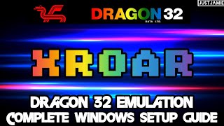 Xroar☆Dragon 32 Emulation Full Setup Guide #dragon32 #xroar #emulator
