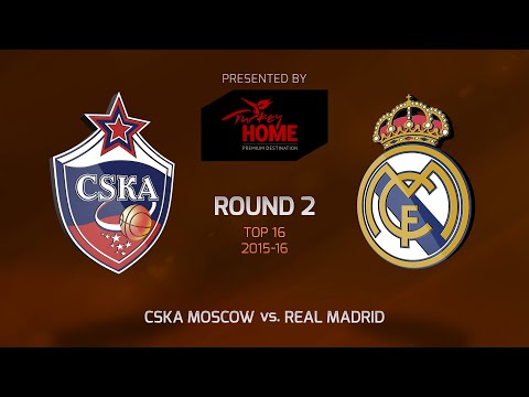 Highlights: Top 16, Round 2, CSKA Moscow 95-81 Real Madrid