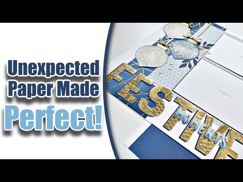 STOP! Don’t Use Stampin’ Up!’s Kintsugi Paper Until You See This Scrapbooking Workshop!