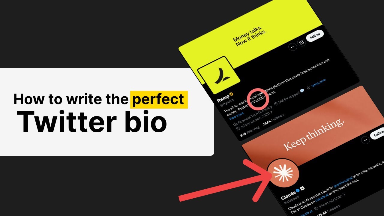 How to write the perfect Twitter Bio