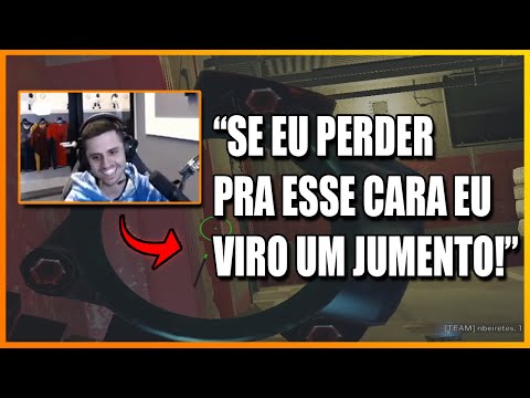 SE EU PERDER PRA ESSE CARA EU SOU UM JUMENTO - R6 CLIPS