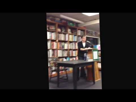 BJ Novak aka Ryan Howard from NBCs "The Office" being introduced at Politics & Prose Bookstore DC