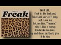 Doja Cat Freak Lyrics