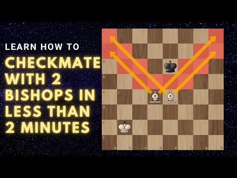 Learn how to CHECKMATE with 2 bishops in less than 2 minutes 🔥🔥 Easiest way👍