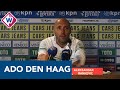 ADO-trainer Rankovic: 'Maak me zorgen over de eerste helft' - OMROEP WEST