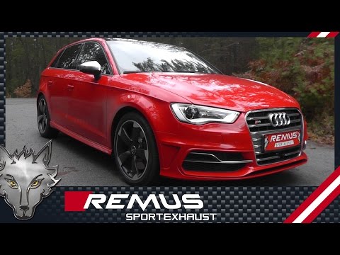 AUDI S3 8V 🏎️ with REMUS cat-back sport exhaust system 🙏