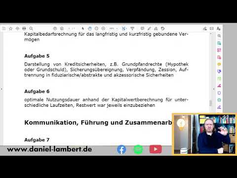 Klausurbesprechung Finanzmanagement F2020 Klausur 2 Bilanzbuchhalter