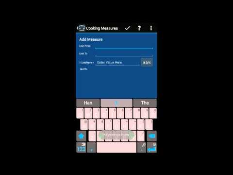 Cooking Measures Video