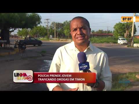 LINHA DE FOGO 27 01 2020 POLíCIA PRENDE JOVEM  TRAFICANDO DROGAS EM TIMON