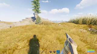 [PS4 Rust] 初日は生き抜いたぞ....