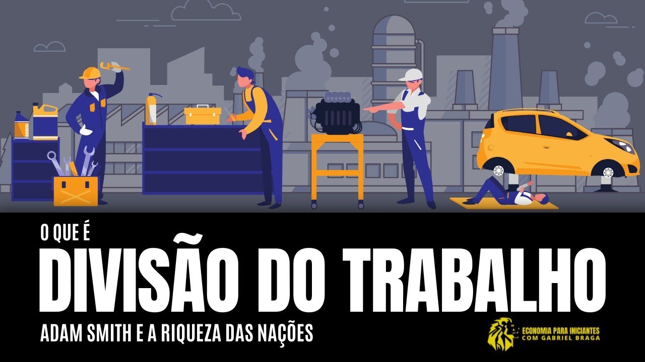 Teoria da DIVISÃO DO TRABALHO — ADAM SMITH | O que é | Economia
