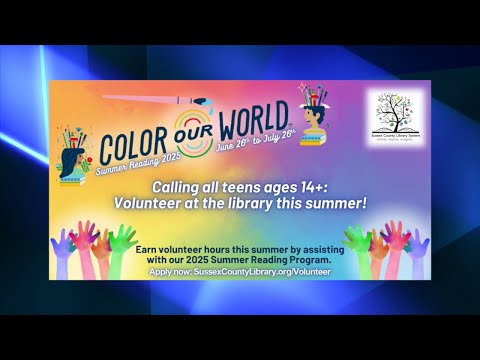 Sussex County Library Volunteers Needed