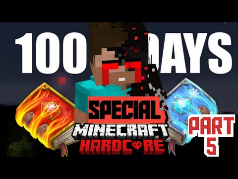 KIA GameZ - I Survived 100 Days SPECIAL HARDCORE World - Part 5 Minecraft | #minecraft