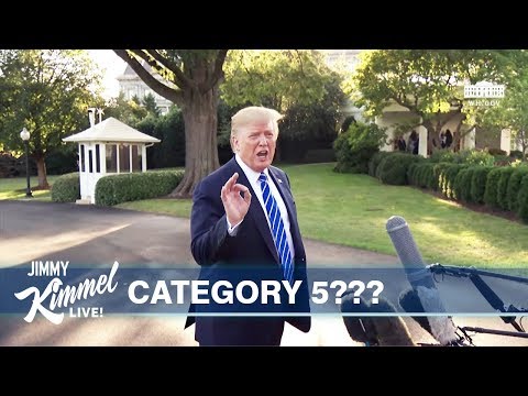 トランプ氏はカテゴリー5のハリケーンについて「聞いたことがない (Trump Has “Never Heard” of a Category 5 Hurricane)