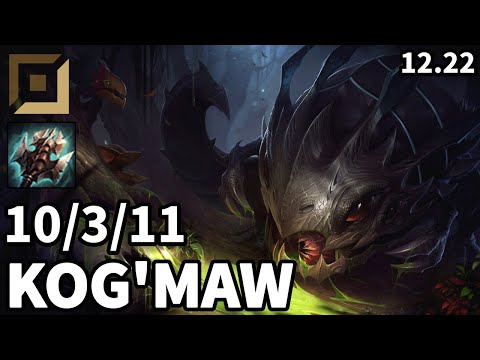 Kog'Maw ADC vs Varus - KR Master | Patch 12.22