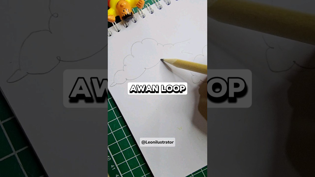 Try 4 Types of Aesthetic Cloud Drawings ☁️✨️ #drawing #tutorial #sketchtutorial #clouds #clouds