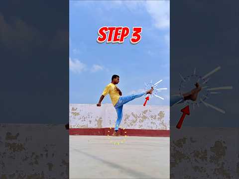 Feint + Front Kick Combo 🥋 | Fast & Effective Technique #shorts