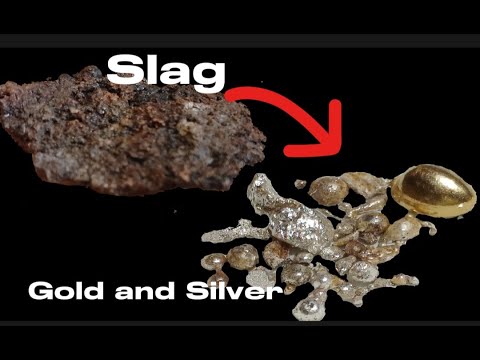 Gold mining /Gold and silver Extraction from Slag