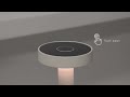 Sompex-Boro,-bateria-lampara-de-pie-LED-blanco YouTube Video