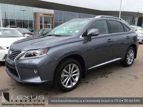 2015 Lexus RX 350 AWD Grey on Saddle Tan - Technology Package Review Alberta, Canada