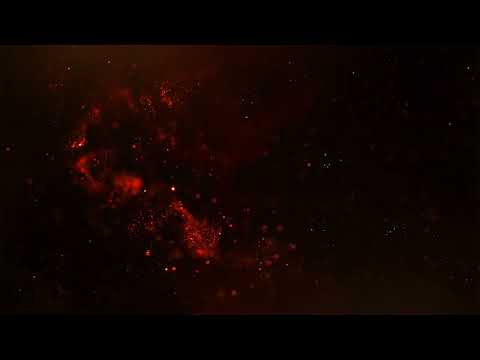 Realistic Fire Particle Green Screen Overlay