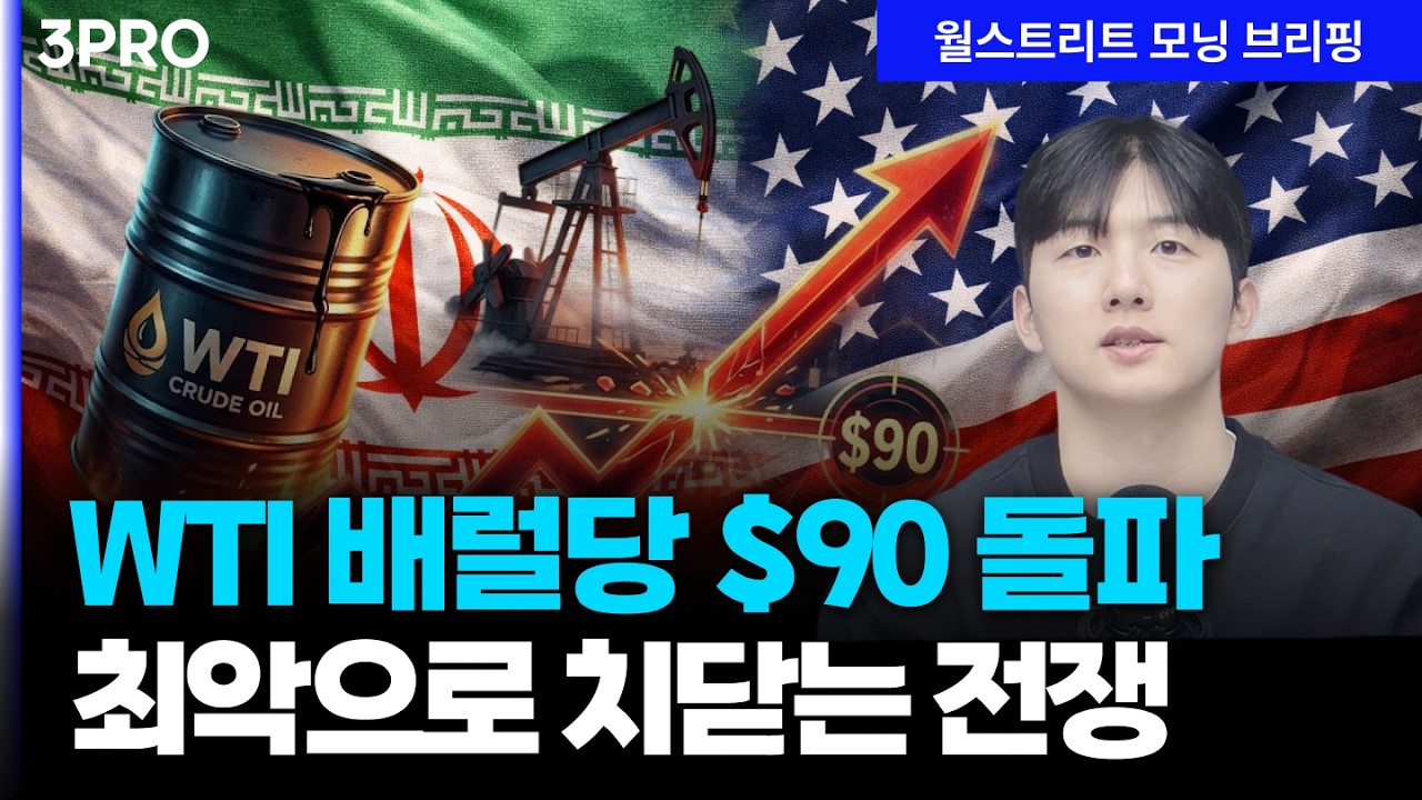 [26.03.09.시황] 국제유가 급등에 주저 앉은 뉴욕증시...팔아야 할까? 버텨야 할까? [월가 뉴스레터]