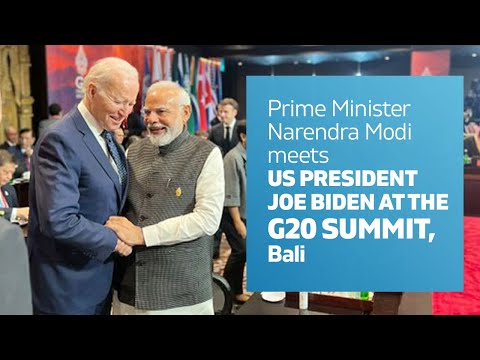 Prime Minister Narendra Modi meets US President Joe Biden at the G20 summit, Bali l PMO
