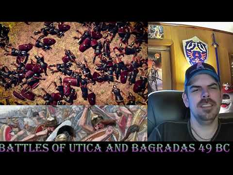 Battles of Utica and Bagradas 49 BC - Caesar's Civil War (Kings and Generals) REACTION
