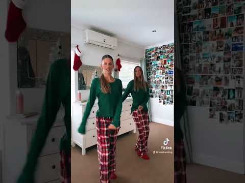 Santa Tell Me viral TikTok dance🎁 #shorts #dance #viral #k5sisters