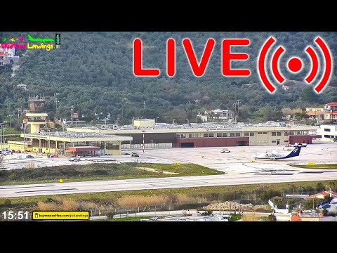 LIVE Webcam 🔸 Skiathos Island 19 March 2022 - The Flight of the Day