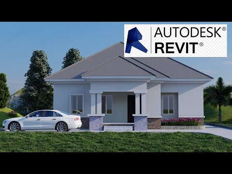 Revit 2023; Complete tutorial for beginners in Revit + Lumion render.