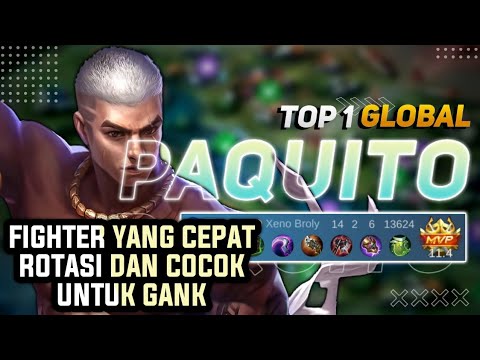 Cara Laning Phase & Gank Paquito Offlane | Top 1 Global Paquito By Xeno Broly