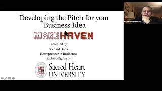 Developing the Pitch for Your Business Idea