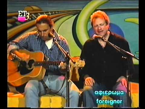 LOU GRAMM of  FOREIGNER  accompanied by VASILIS PAPADOPOULOS  ACOUSTIC APPEARANCE 1997.avi