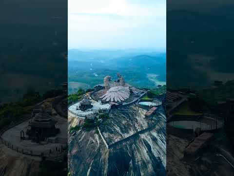 Jatayu Earth Centre Kollam #jatayuearthcenter #jatayu #jadayu #drone #droneshots #kerala #dji nature