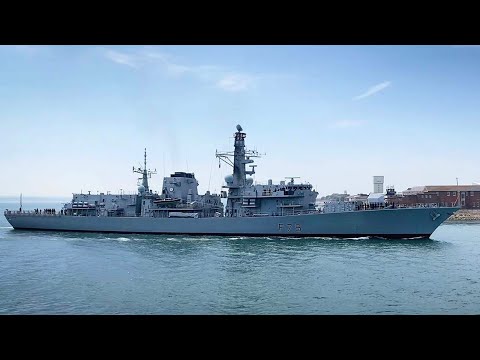HMS Portland makes first visit to Portsmouth since major refit