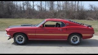 Ford Mustang Mach1 Muscle Car Commercial 1969