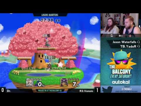 PM @ the Balcony 93 - Losers Quarters ft. Dr. (Zelda) VS R3|Venom (Falcon)
