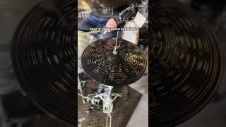 Video thumbnail for The @meinlcymbals 15” Classic Custom Dark #hihat #cymbals have a killer sound for the price 😝 by Klash Drums